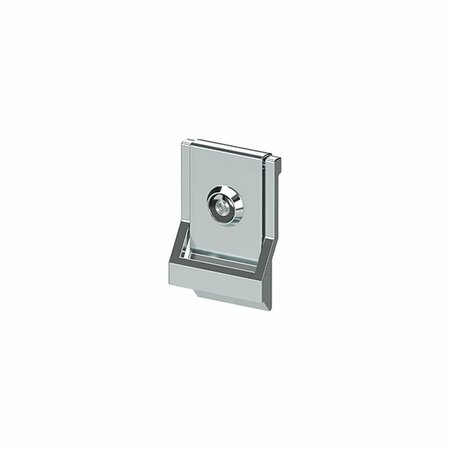 DELTANA 4-5/8 x 3 Modern Door Knocker with Viewer Bright Chrome Finish DKMV4U26